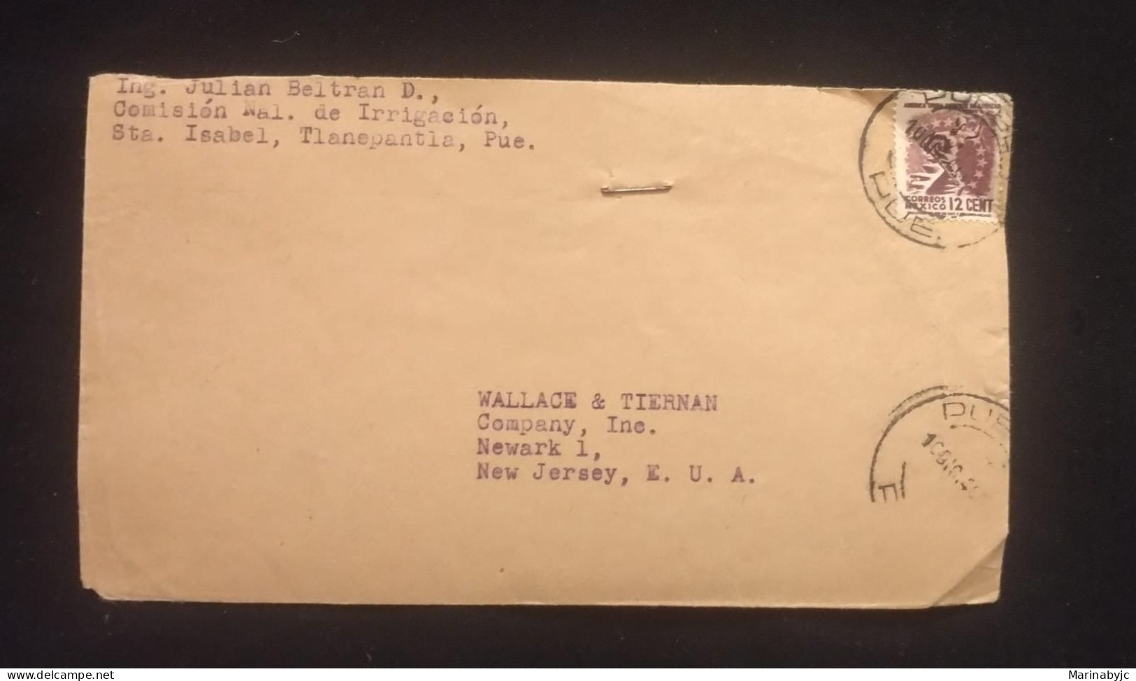 C) 1944. MEXICO. AIRMAIL ENVELOPE SENT TO USA. 2ND CHOICE - Sonstige - Amerika