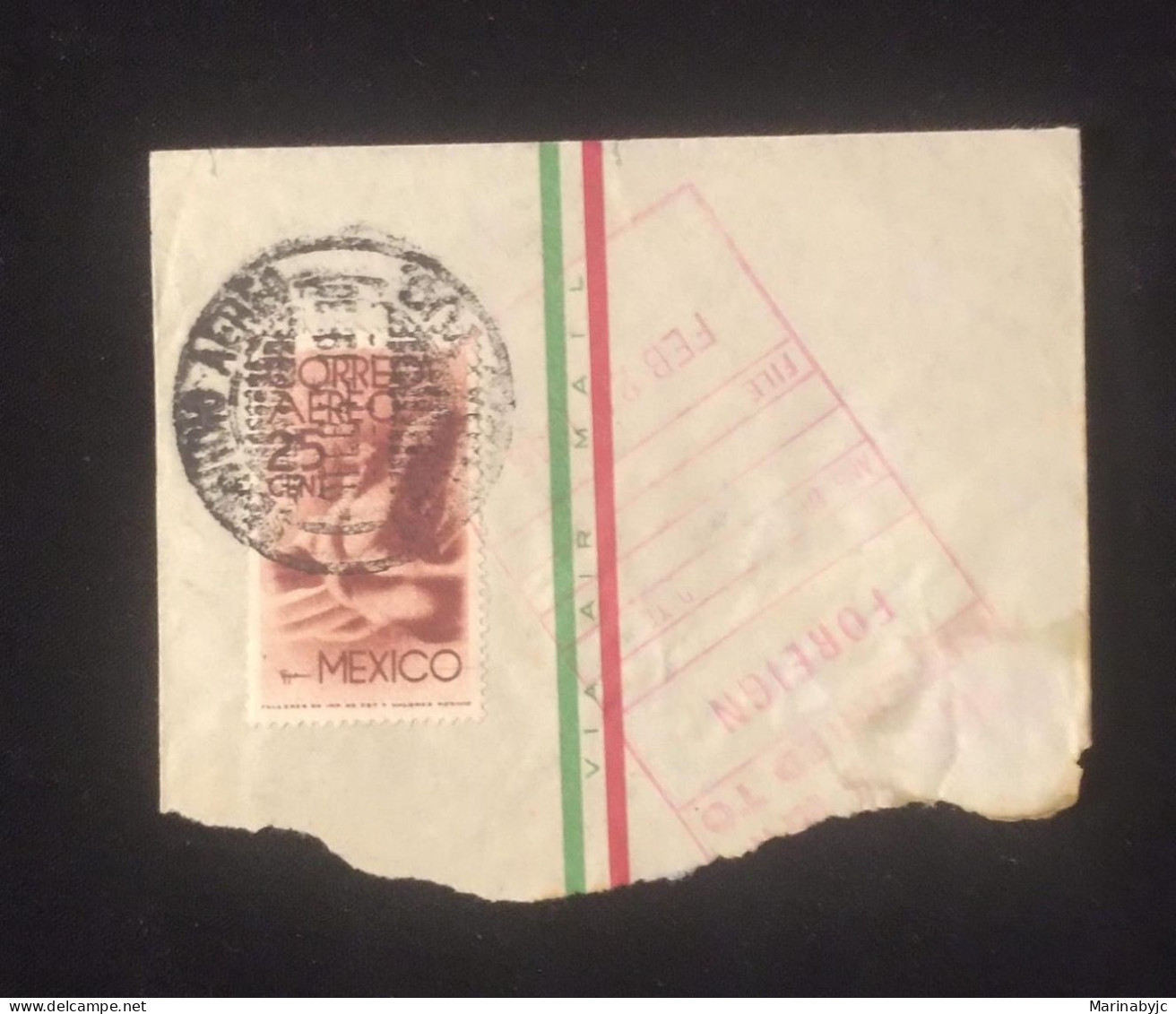 C) 1945. MEXICO. AIRMAIL ENVELOPE SENT TO USA. 2ND CHOICE - Autres - Amérique