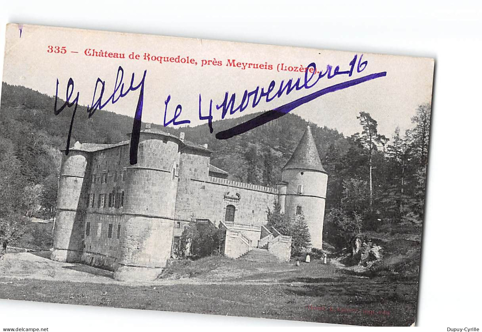 Château De ROQUEDOLE Près MEYRUEIS - Très Bon état - Autres & Non Classés