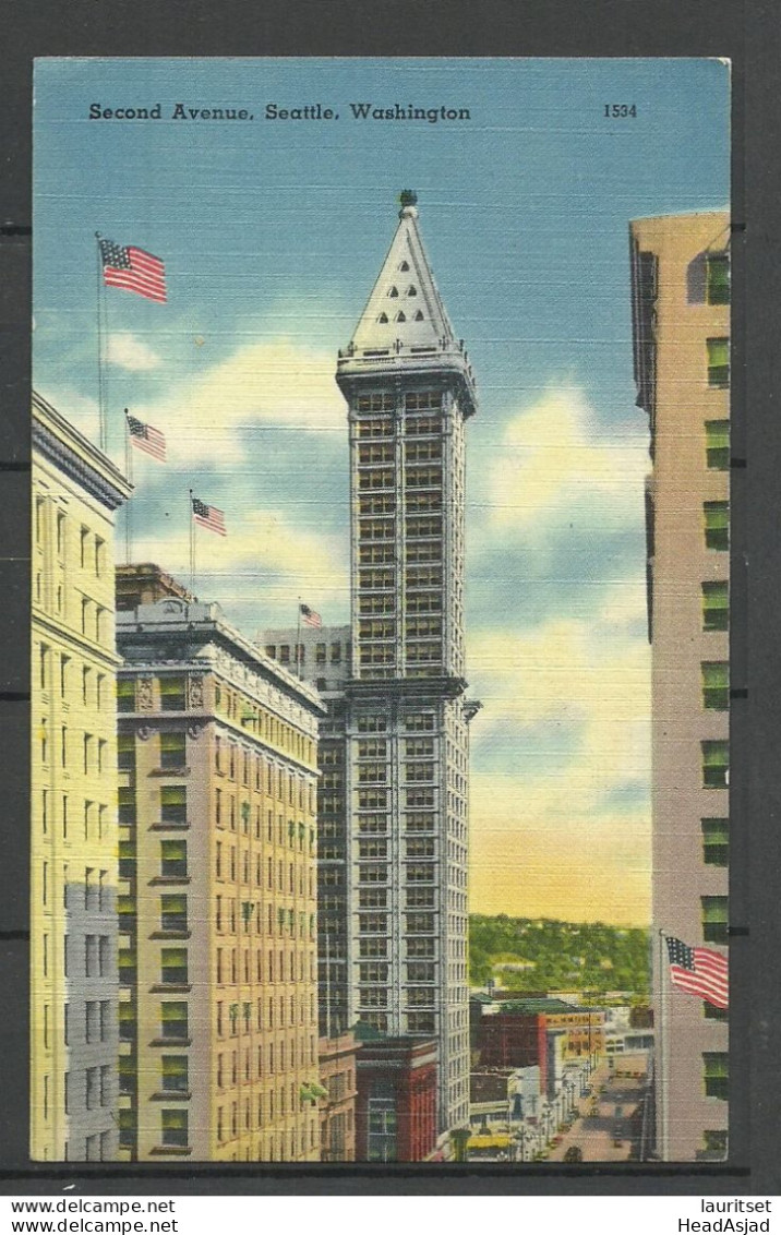 USA Ca. 1915 Second Avenue, Seattle, Unused - Seattle