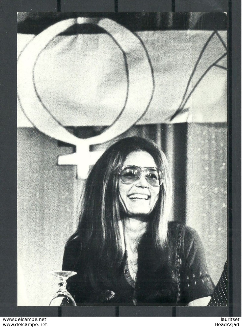 Gloria Steinem American Activist, Post Card, Printed In USA, Unused - Famous Ladies