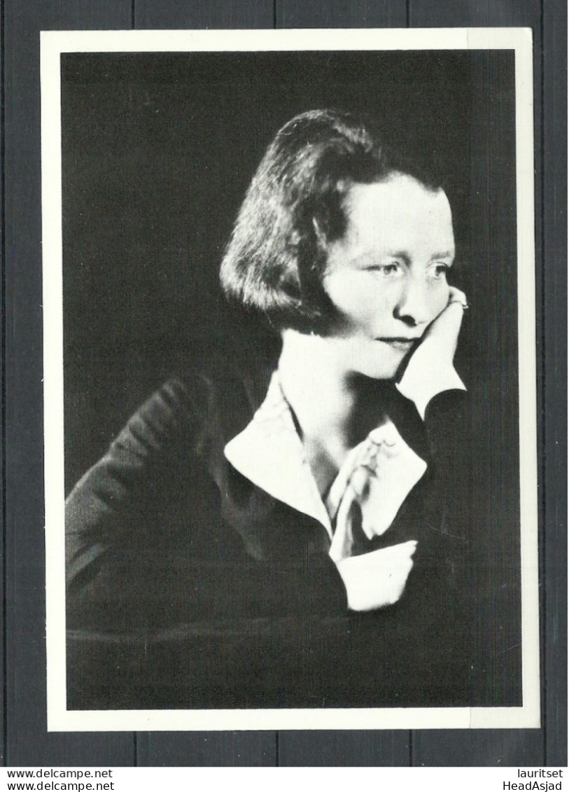 American Poet EDNA ST. VINCENT MILLAY. Post Card Printed In USA, Unused - Ecrivains