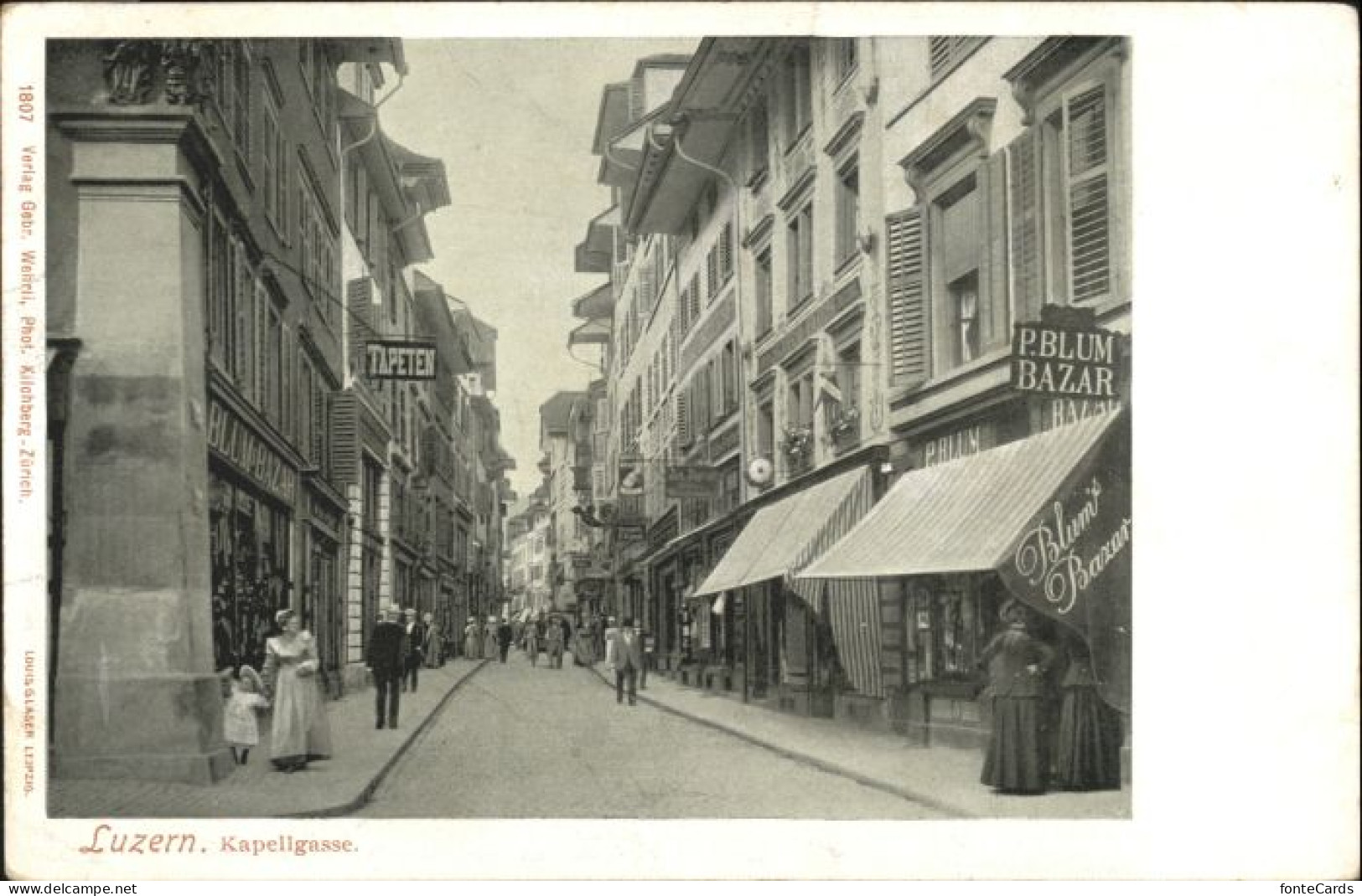 10802308 Luzern LU Luzern Kapellgasse * Luzern - Sonstige & Ohne Zuordnung