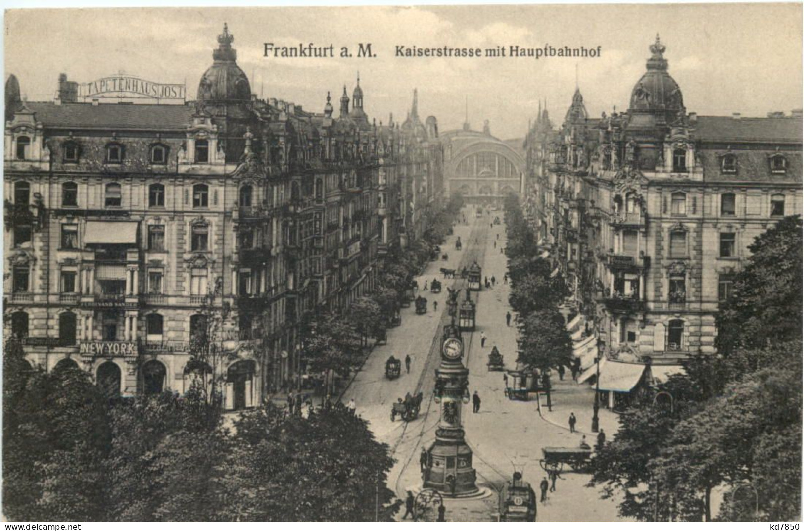 Frankfurt - Kaiserstrasse Mit Hauptbahnhof - Frankfurt A. Main