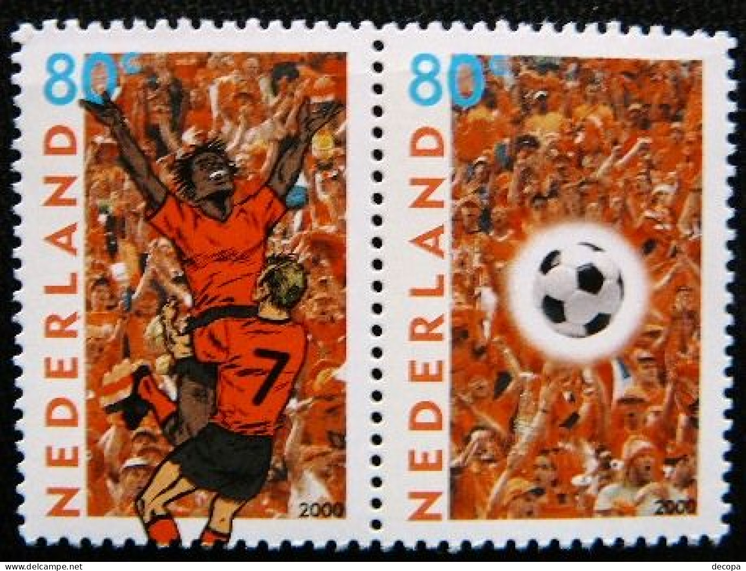 (dcbv-1358)  Netherlands  -  Pays-Bas   -   Nederland      Michel  1786-87      MNH   2003 - Fußball-Europameisterschaft (UEFA)