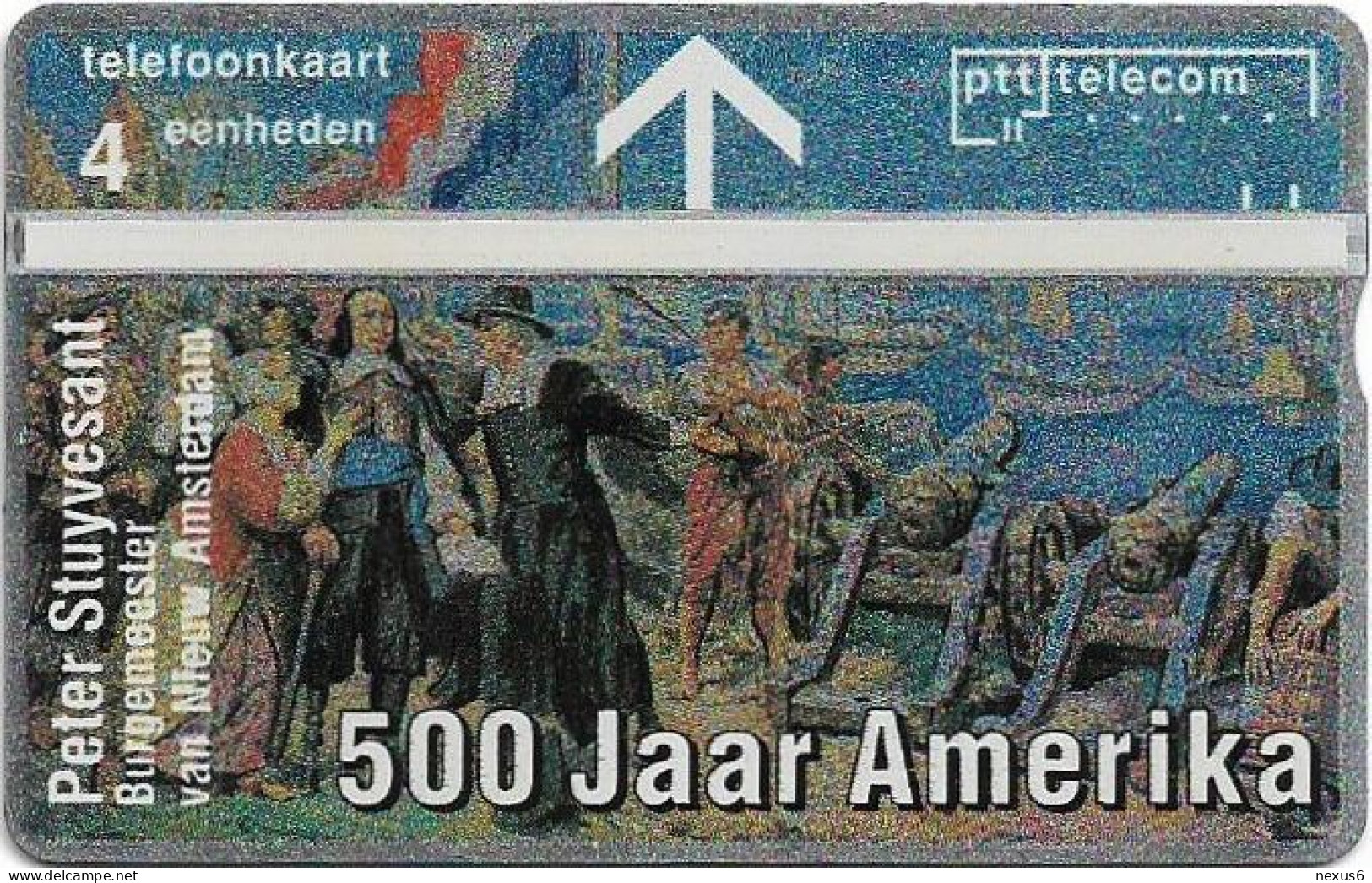 Netherlands - KPN - L&G - R029 - 500 Jaar Amerika - 211L - 11.1992, 4Units, 10.000ex, Mint - Privées