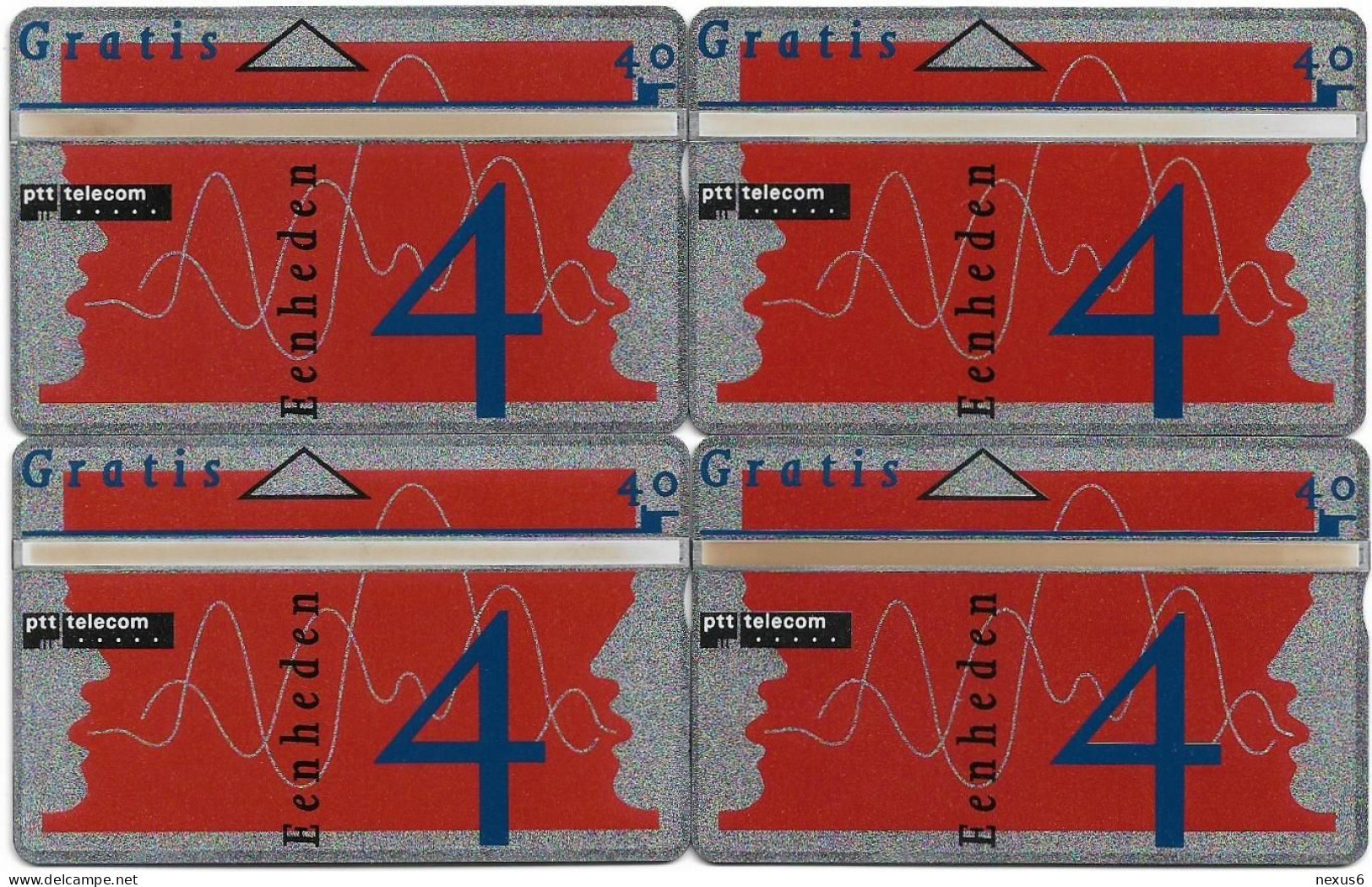 Netherlands - KPN - L&G - RCZ884.01-04 - Risicom Complete Set Of 4 Cards, 4U, 02.1993, 1.000ex, Mint - Privé