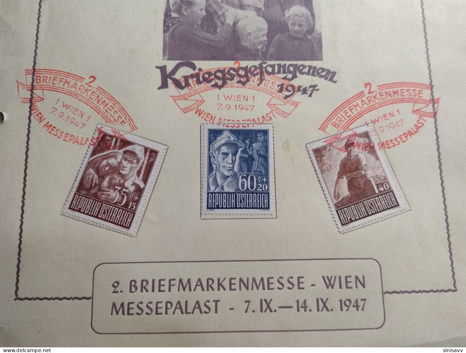 Austria - 2. Briefmarkenmesse Wien, Messepalast 07-14.09.1947 - Used Stamps