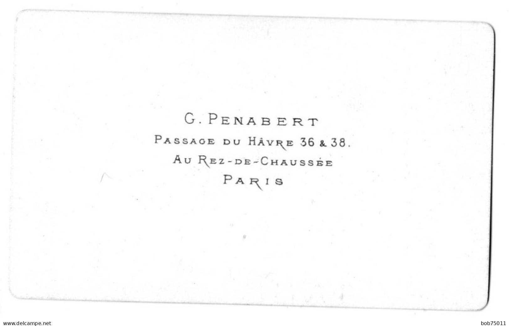 Photo CDV D'un Homme  élégant Posant Dans Un Studio Photo A Paris - Old (before 1900)