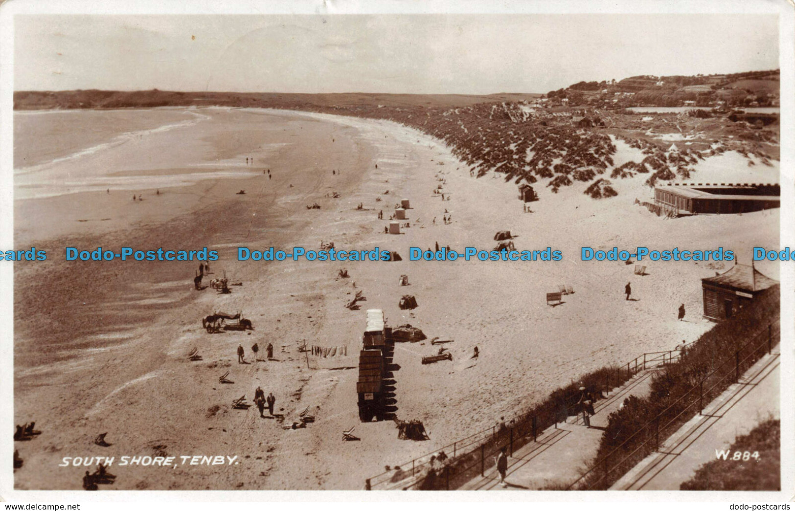 R099257 South Shore. Tenby. British Manufacture. 1938 - World