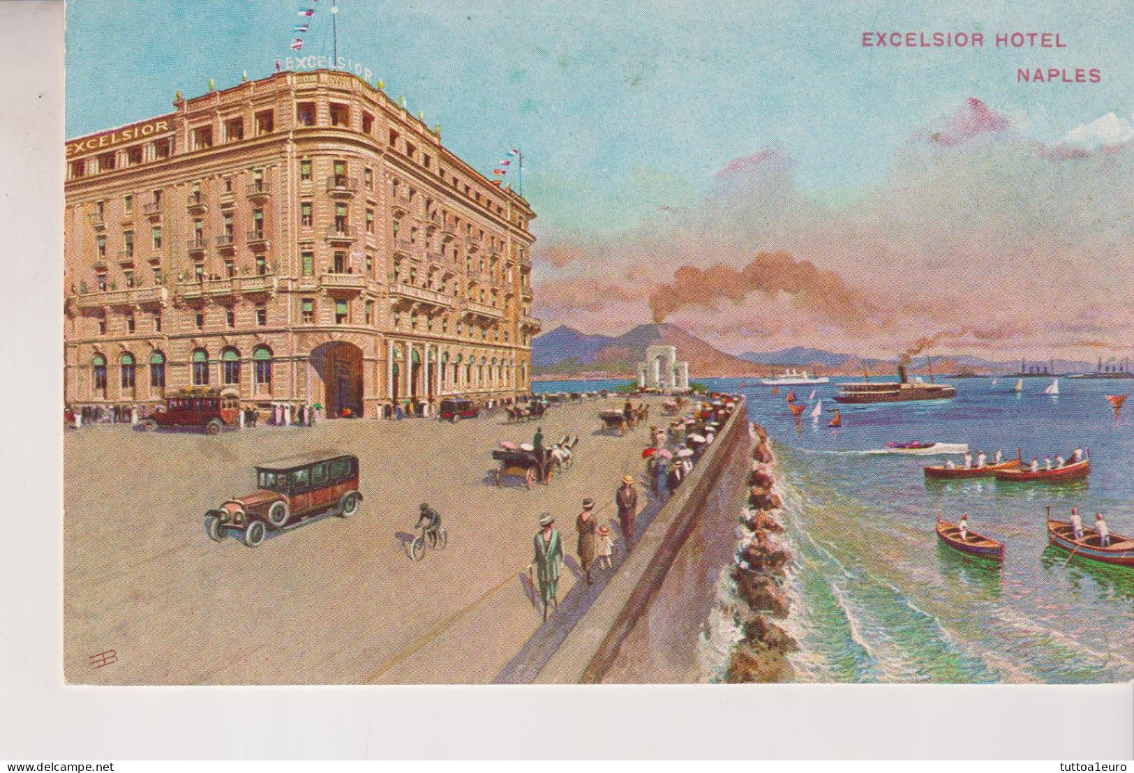 NAPOLI NAPLES  EXCELSIOR HOTEL  VG  1933 - Napoli (Naples)