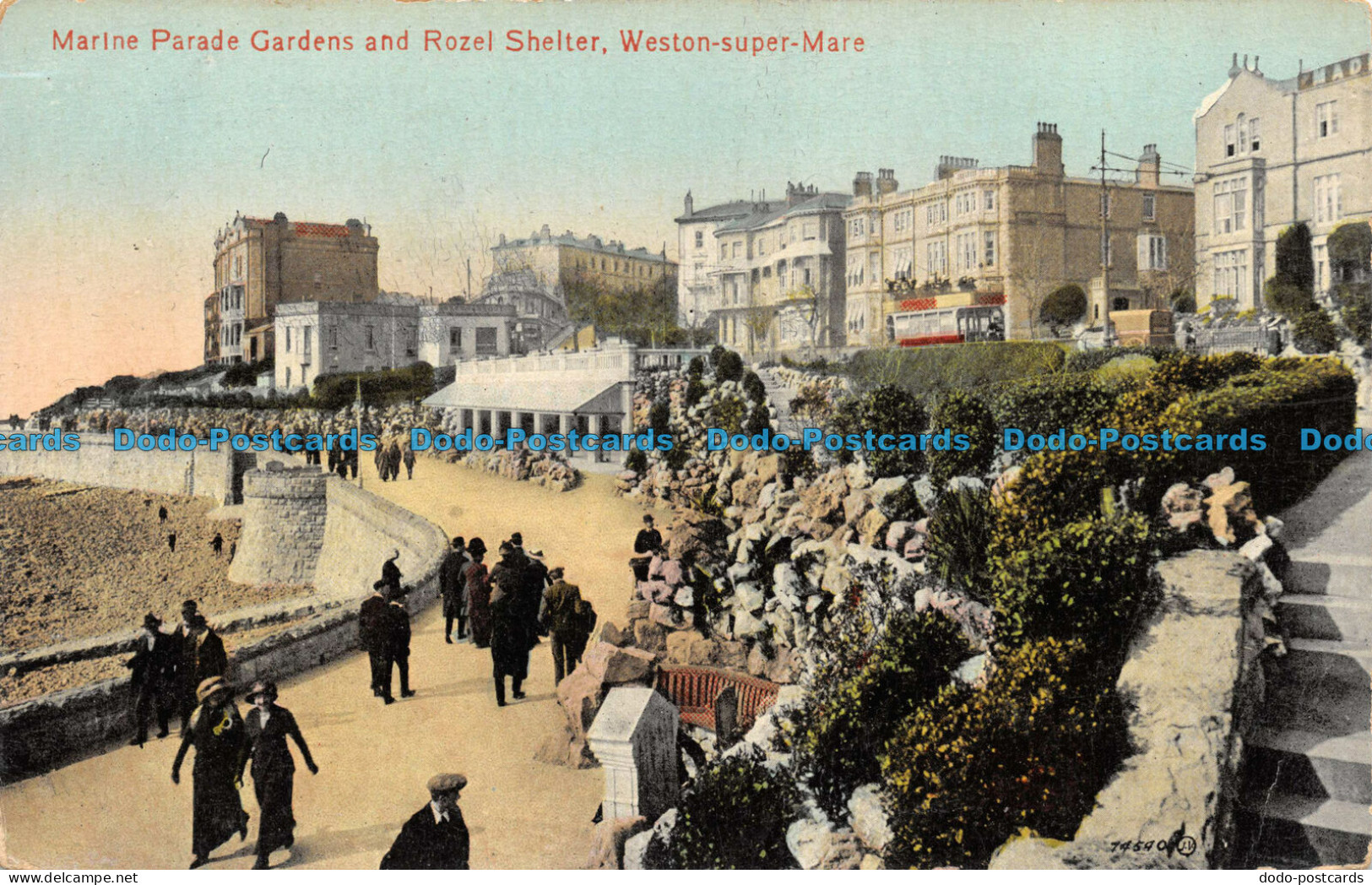 R099269 Marine Parade Gardens And Rozel Shelter. Weston Super Mare. Valentines S - World