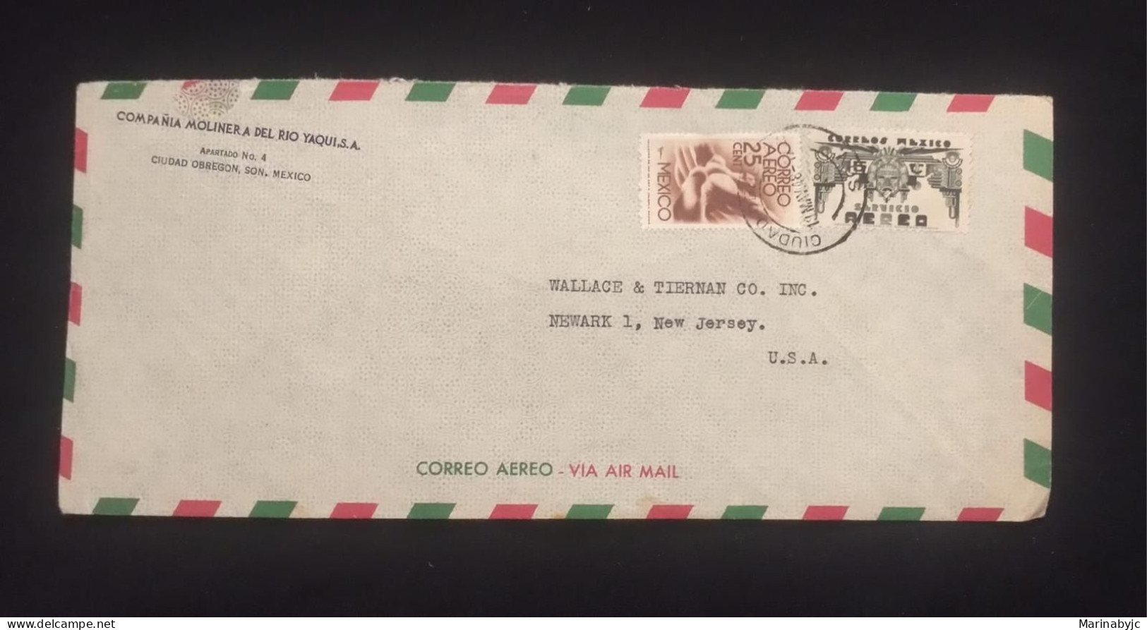 C) 1948. MEXICO. AIRMAIL ENVELOPE SENT TO USA. DOUBLE STAMP. XF - Altri - America