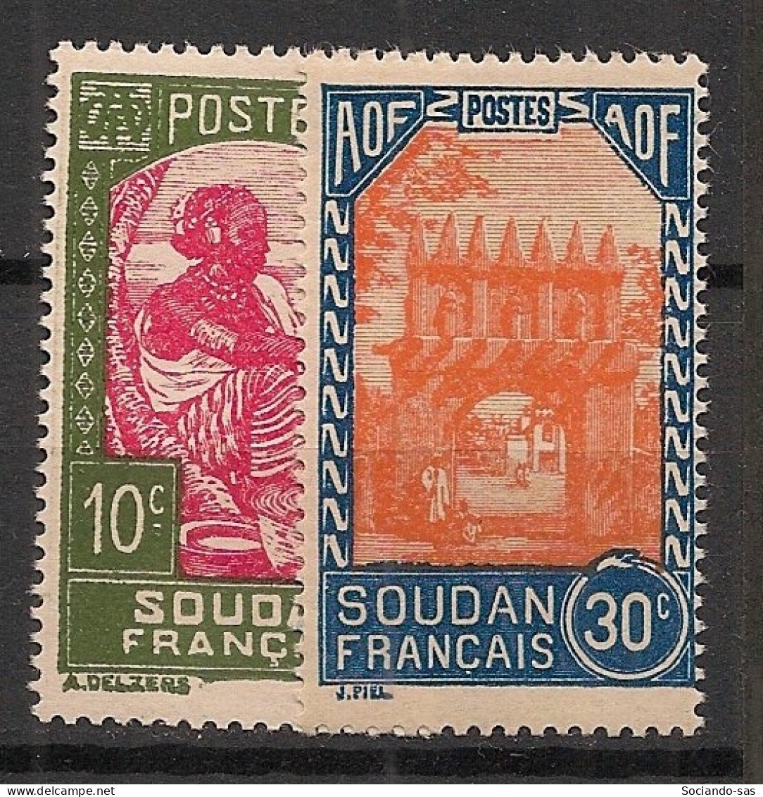 SOUDAN - 1943-44 - N°YT. 131 à 132 - Série Complète - Neuf Luxe ** / MNH / Postfrisch - Nuovi