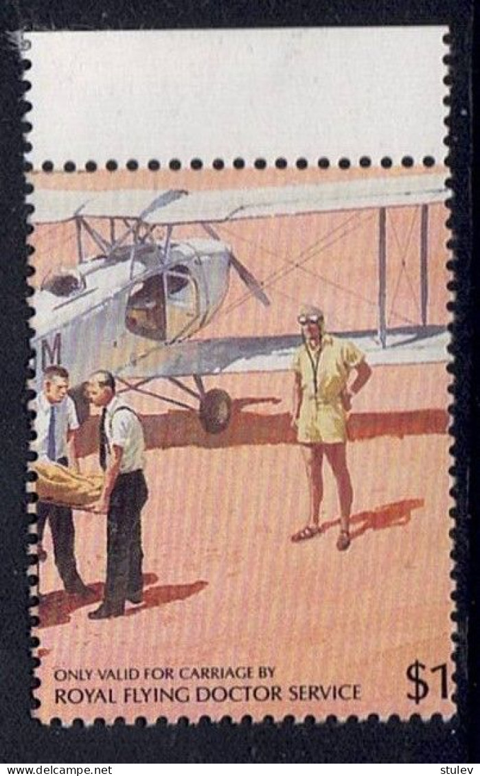 Australia Cinderella - Royal Flying Doctor $1.00 Air Carriage Cinderella Stamp - Cinderellas
