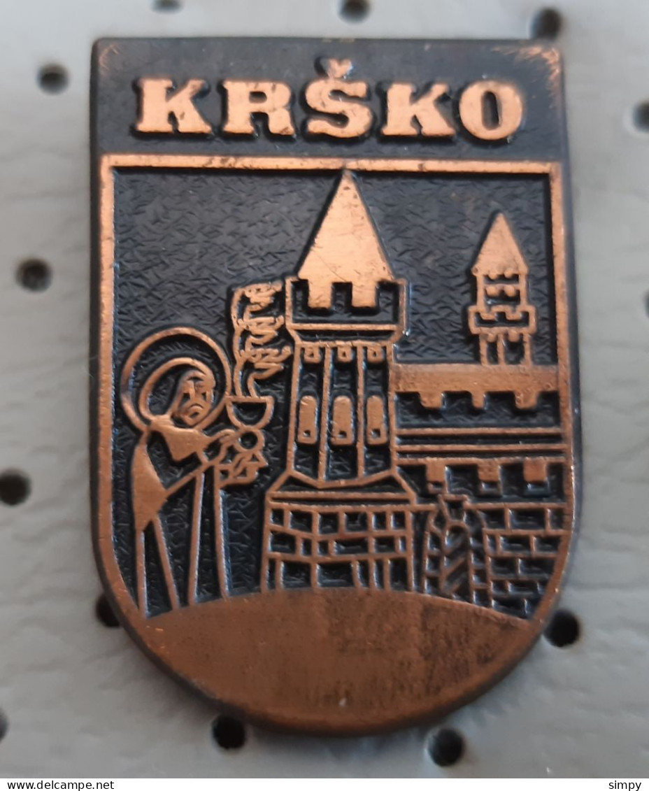 KRSKO Coat Of Arms, Blason Slovenia Pin - Villes