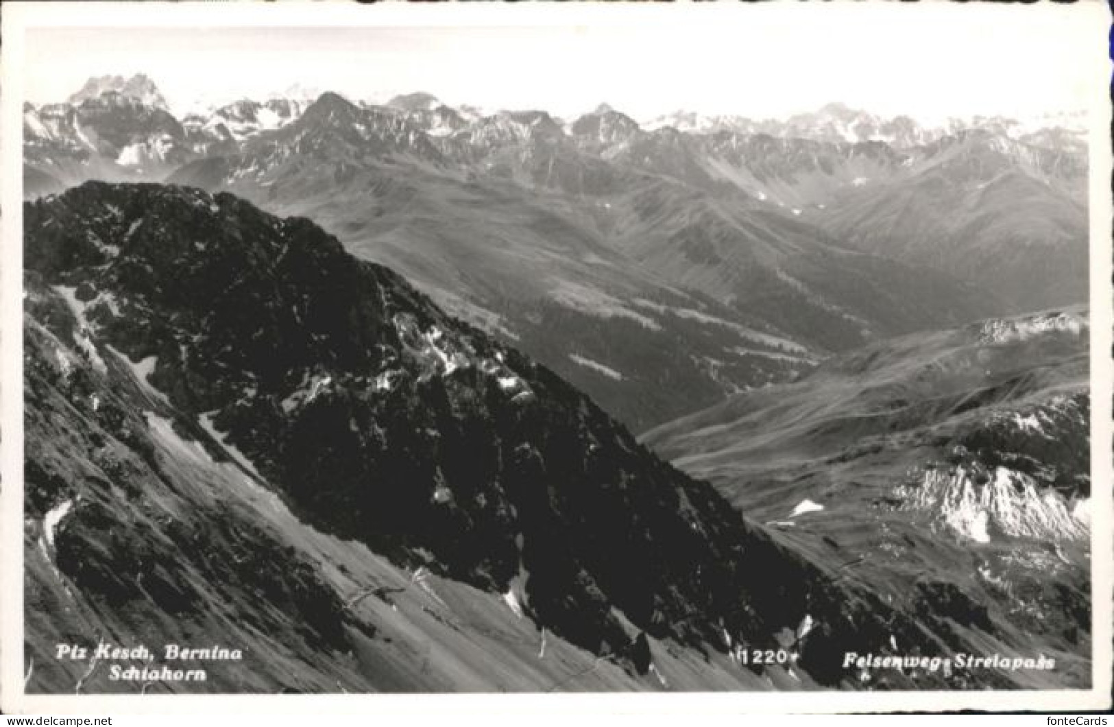 10794848 Piz Kesch Piz Kesch Felsenweg Strelapass * Piz Kesch - Other & Unclassified