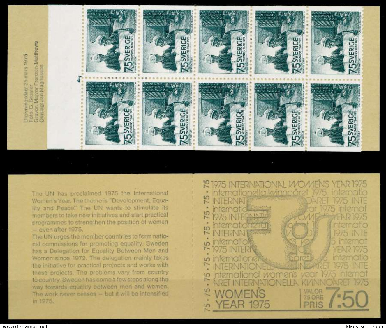 SCHWEDEN Nr MH 892-RL1 Postfrisch X87AD06 - 1951-80