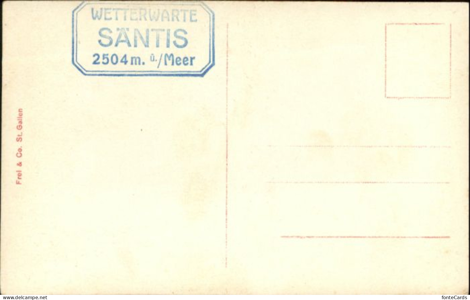 10794732 Saentis AR Saentis Lisengrat Felsentreppe * Saentis - Andere & Zonder Classificatie