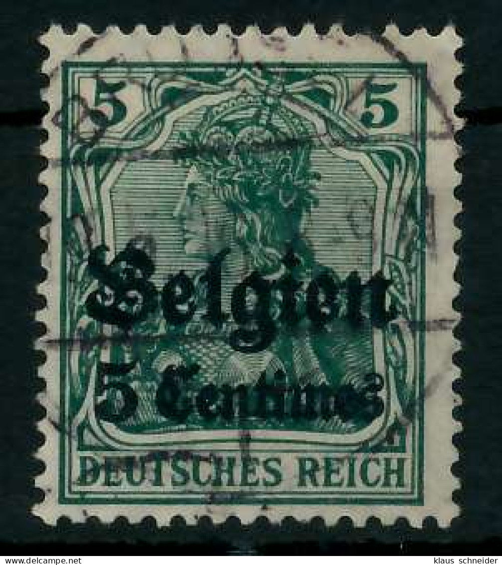 BES 1WK LP BELGIEN Nr 2 Gestempelt X77B236 - Occupation 1914-18