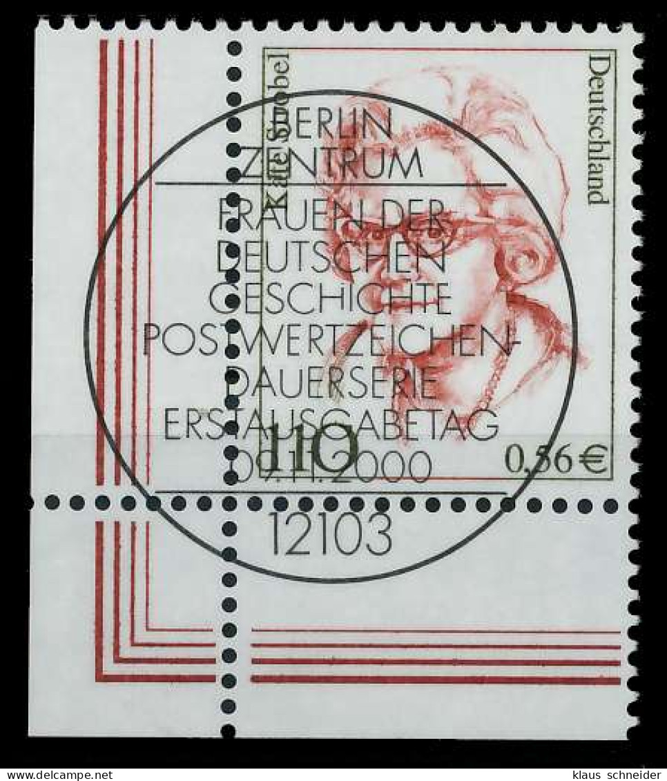 BRD DS FRAUEN Nr 2150 ESST Zentrisch Gestempelt ECKE-ULI X7D531A - Used Stamps