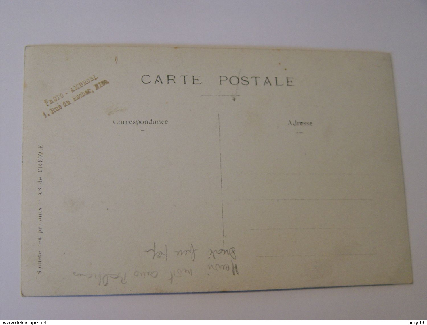 ALPES MARITIMES-CARTE PHOTO BLESSES MILITAIRES PHOTO PACTO AMBROSI 1 RUE DU ROCHER NICE - Other & Unclassified