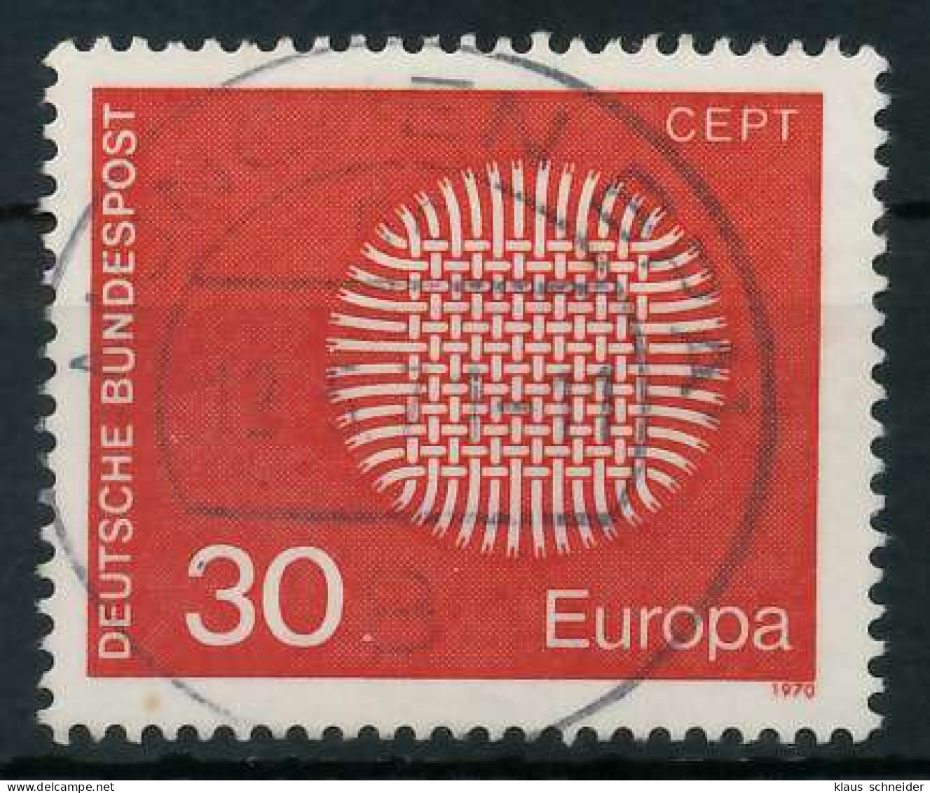 BRD BUND 1970 Nr 621 Zentrisch Gestempelt X832BE2 - Usados