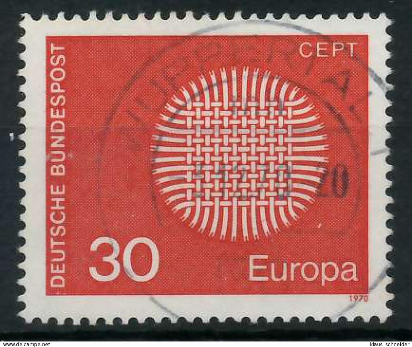 BRD BUND 1970 Nr 621 Zentrisch Gestempelt X832BE6 - Usados