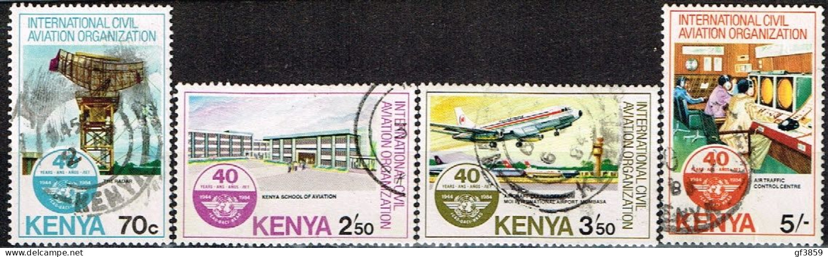 KENYA / Oblitérés / Used / 1984 - 40 Ans De L'OACI - Kenya (1963-...)