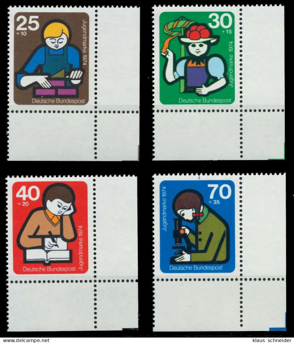 BRD 1974 Nr 800-803 Postfrisch ECKE-URE X8502BA - Unused Stamps