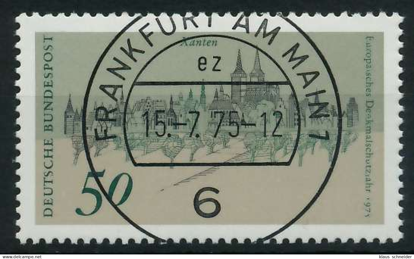 BRD BUND 1975 Nr 863 Zentrisch Gestempelt X851276 - Gebraucht