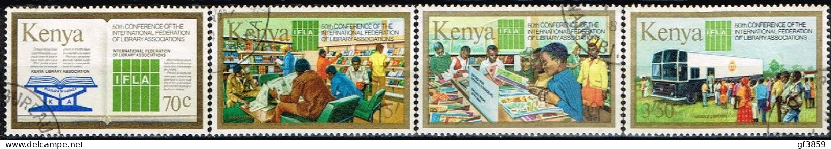 KENYA / Oblitérés / Used / 1984 - Bibliothèques - Kenya (1963-...)