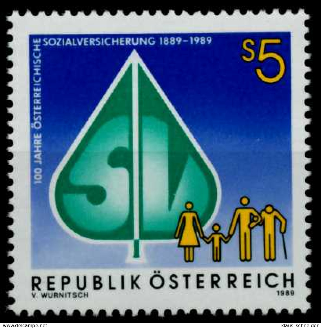 ÖSTERREICH 1989 Nr 1965 Postfrisch S7437BE - Unused Stamps