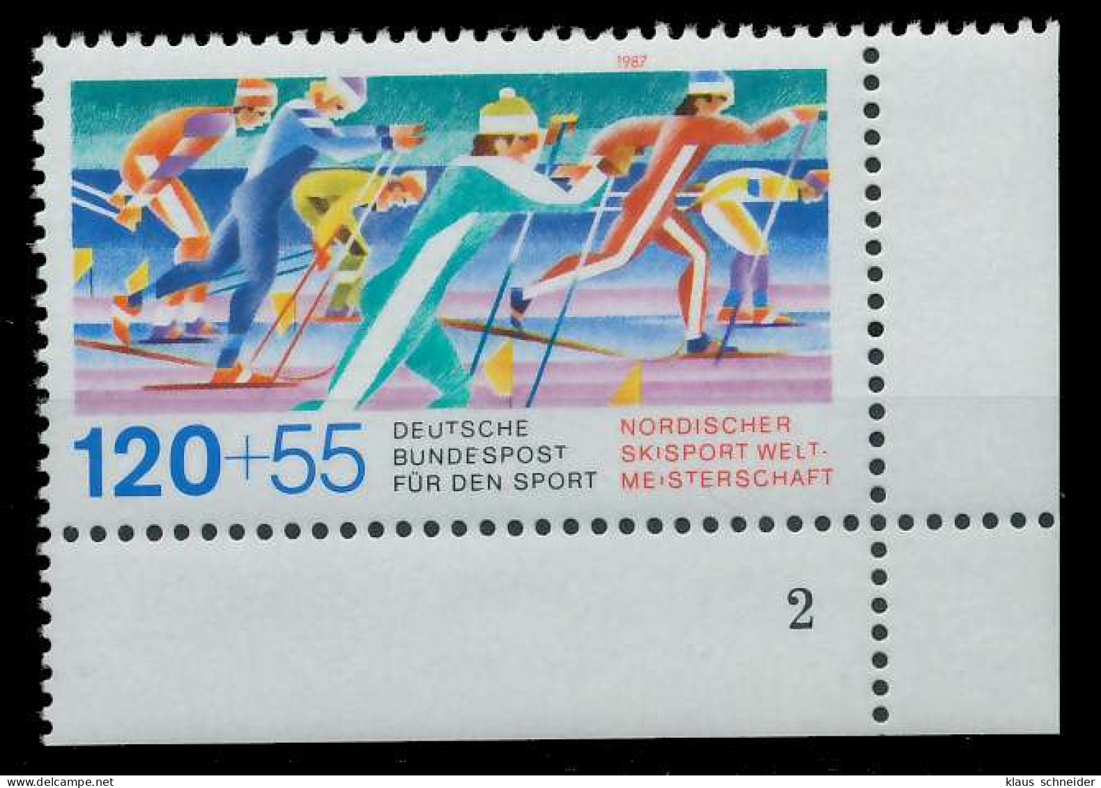 BRD 1987 Nr 1311 Postfrisch FORMNUMMER 2 X858F92 - Unused Stamps