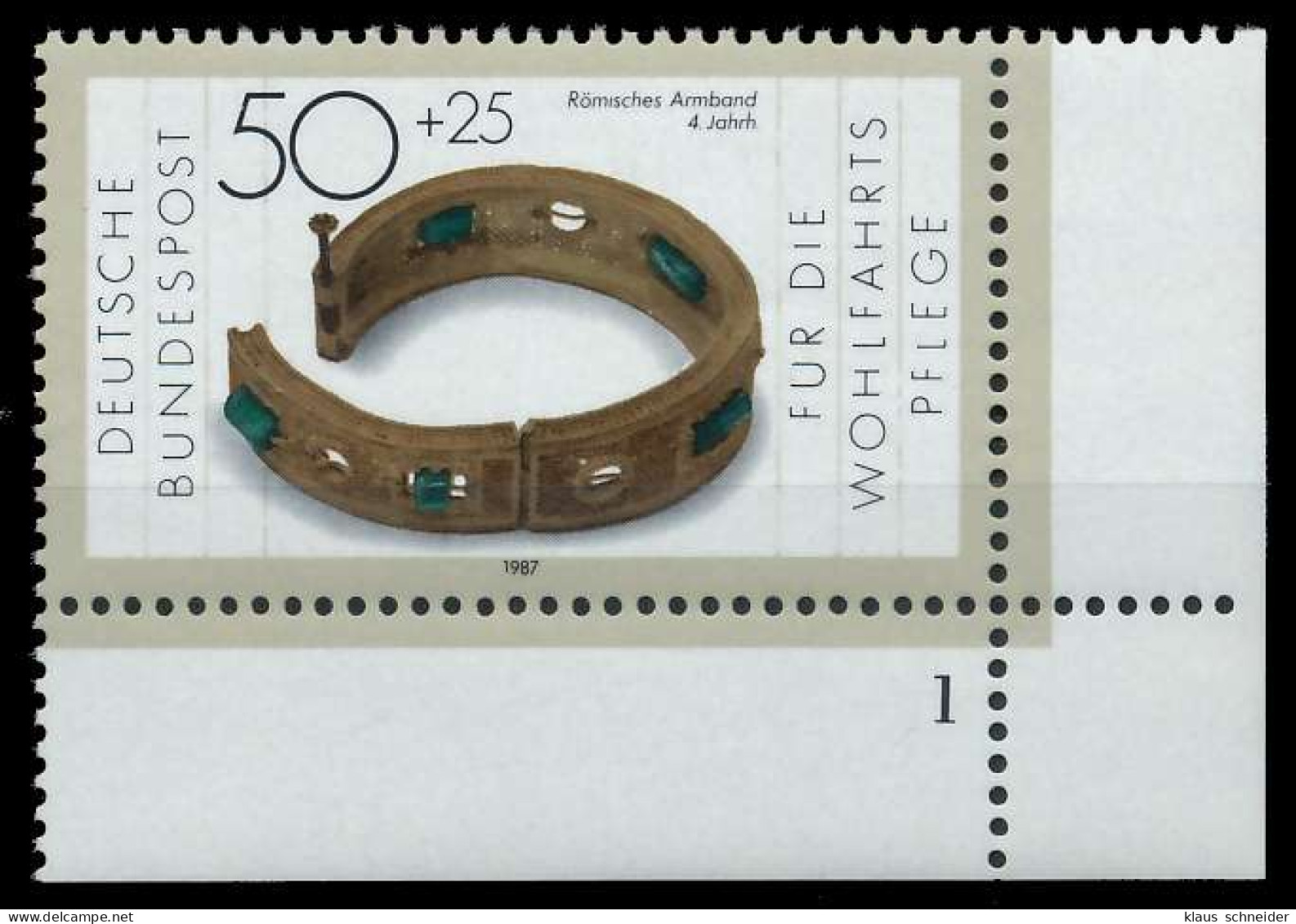 BRD 1987 Nr 1333 Postfrisch FORMNUMMER 1 S75818A - Nuevos