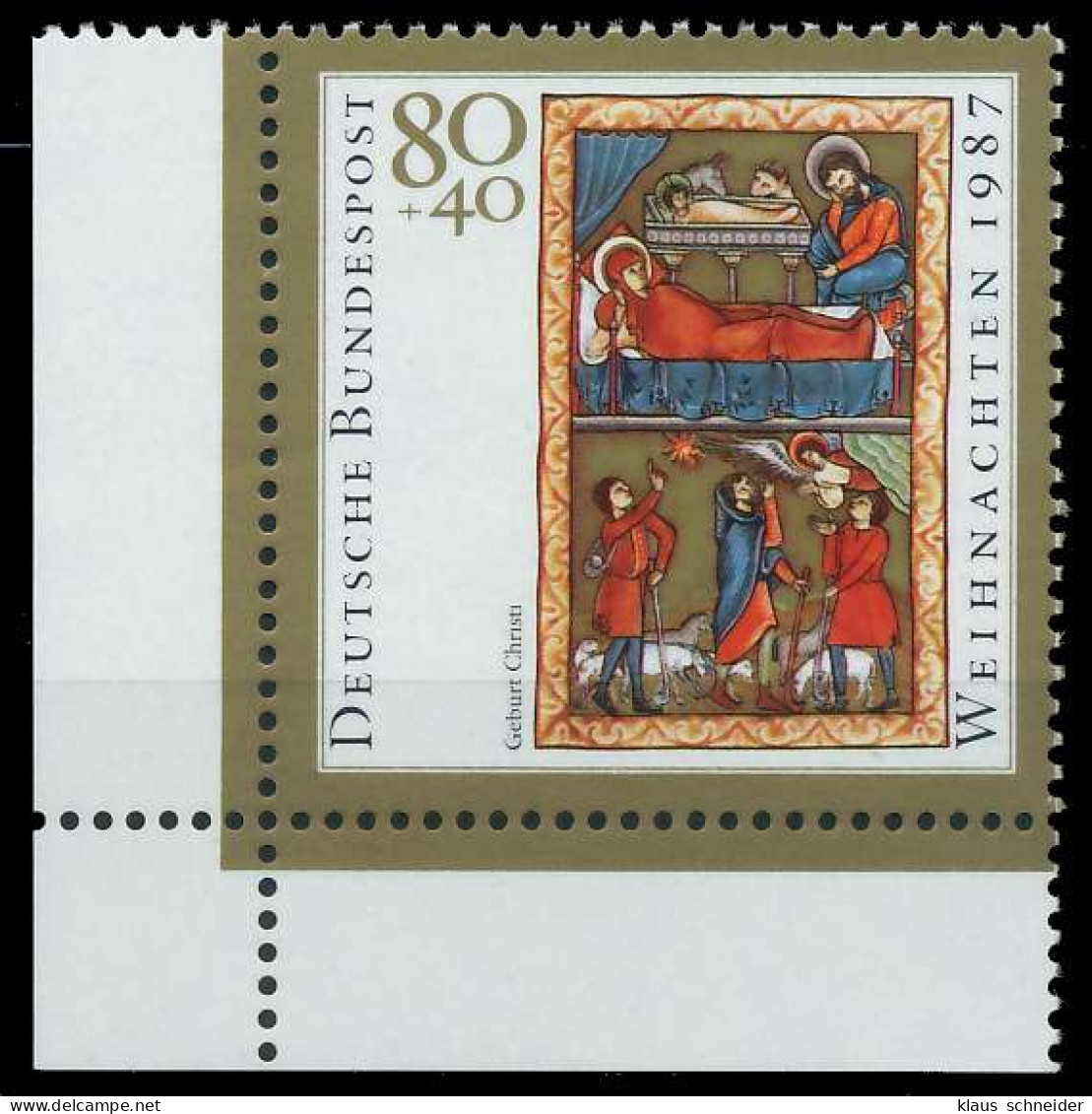 BRD 1987 Nr 1346 Postfrisch ECKE-ULI S7582C6 - Ungebraucht