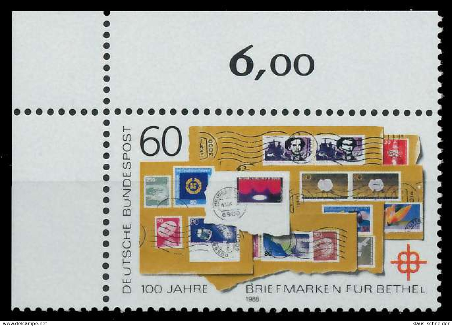 BRD 1988 Nr 1395 Postfrisch ECKE-OLI X85A7D6 - Nuevos