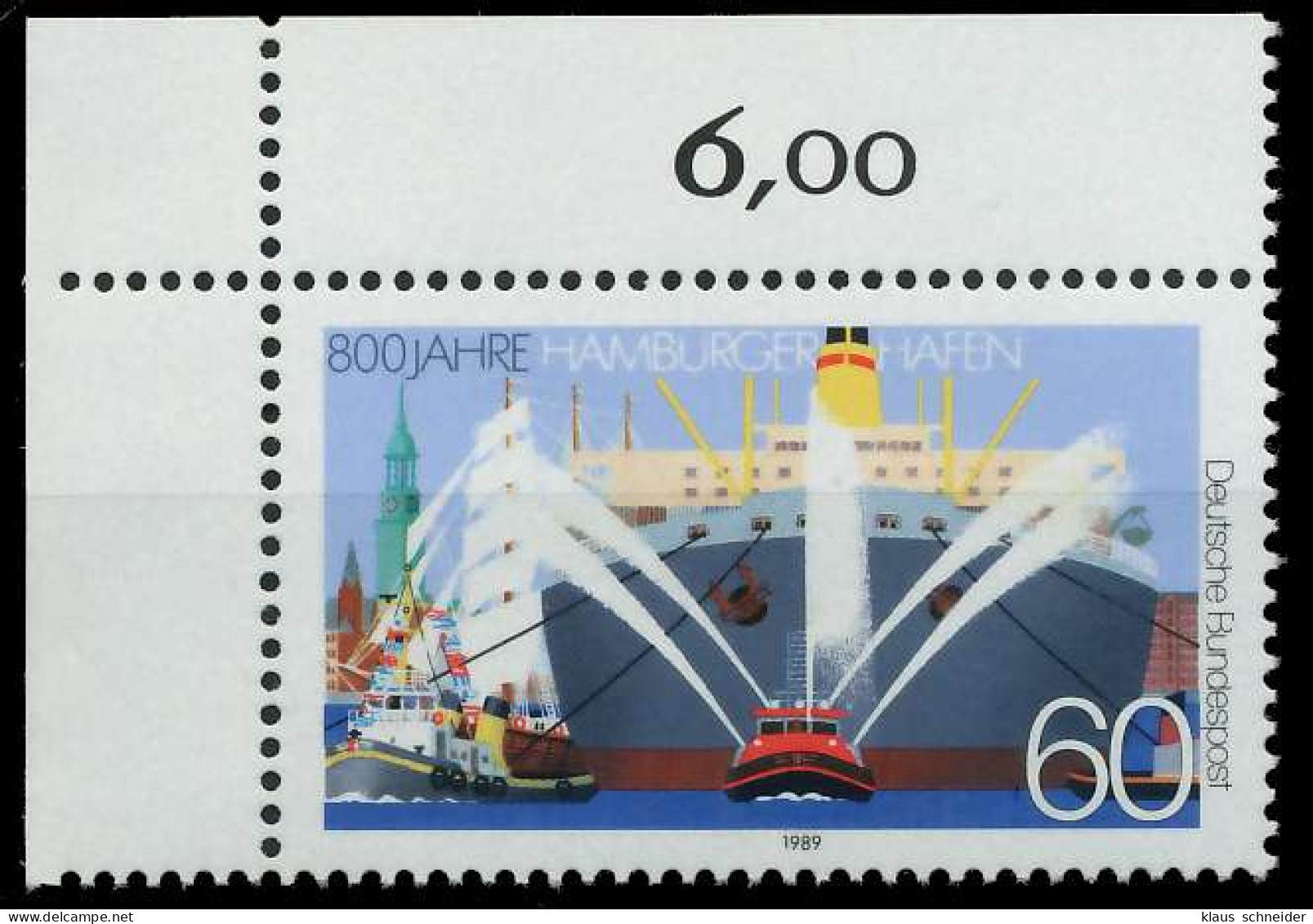 BRD 1989 Nr 1419 Postfrisch ECKE-OLI X85AA6E - Unused Stamps