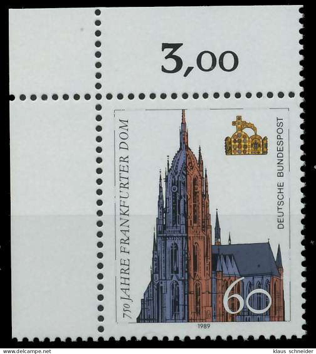 BRD 1989 Nr 1434 Postfrisch ECKE-OLI X85BC06 - Ungebraucht