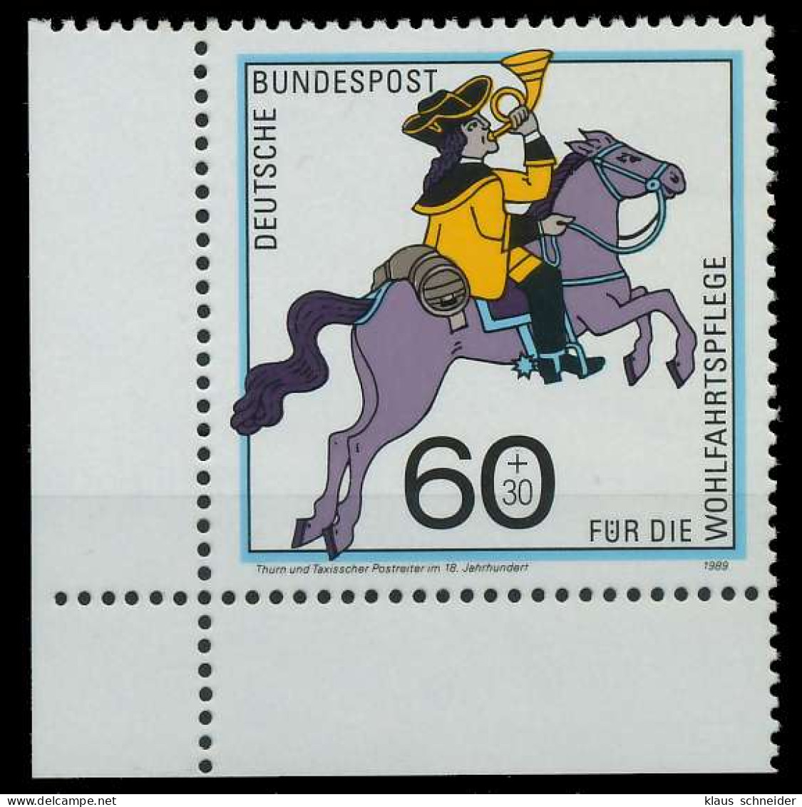 BRD 1989 Nr 1437 Postfrisch ECKE-ULI S75DBB2 - Ungebraucht