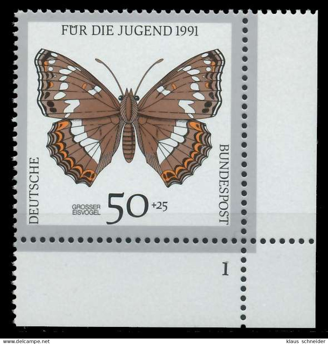 BRD 1991 Nr 1513 Postfrisch FORMNUMMER 1 X85D57E - Unused Stamps