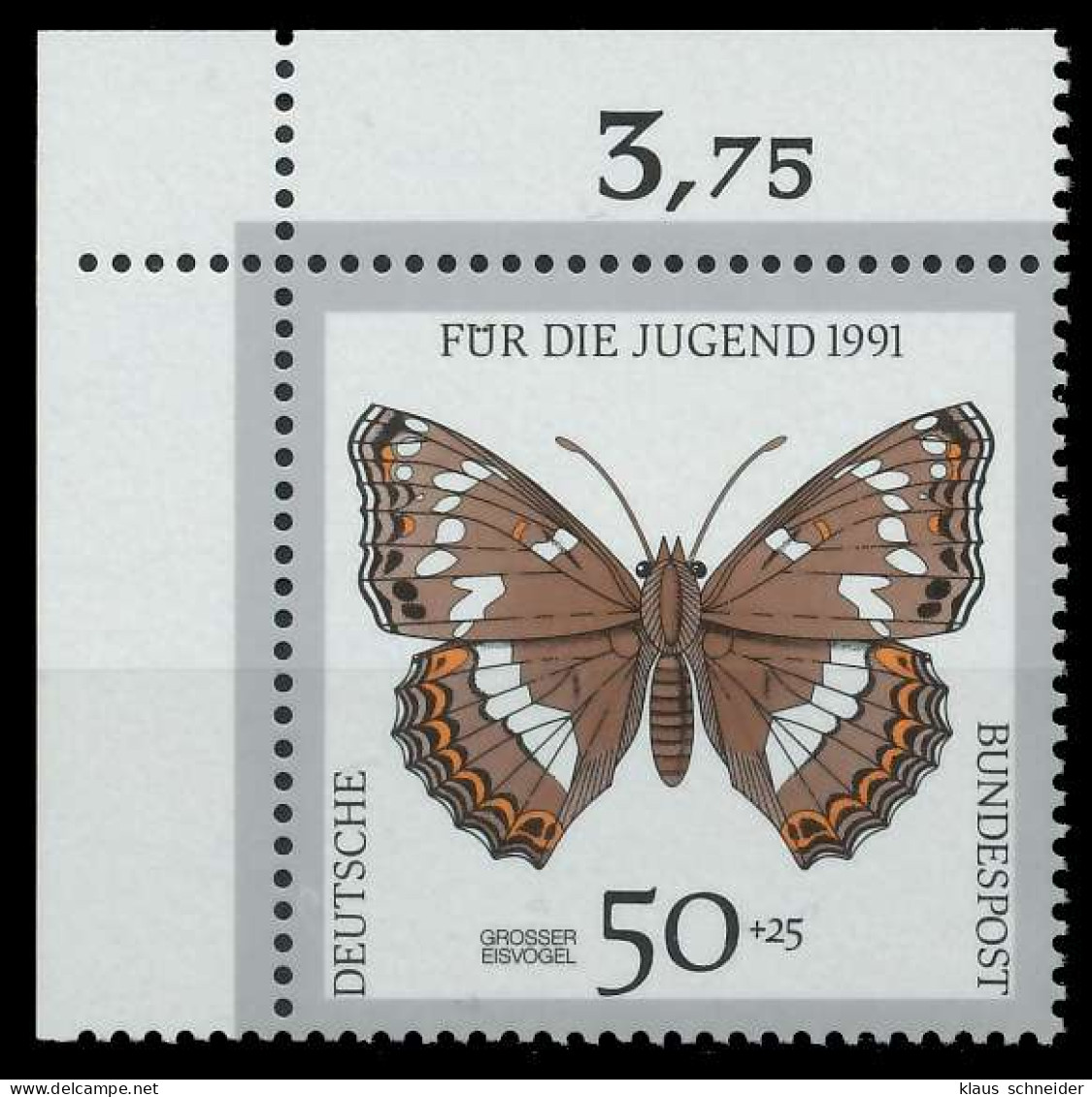 BRD 1991 Nr 1513 Postfrisch ECKE-OLI X85D586 - Ungebraucht