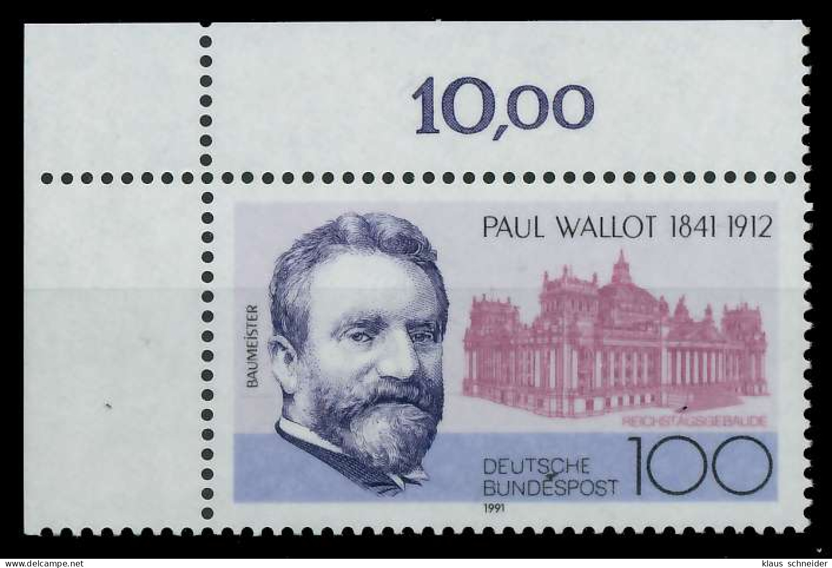 BRD 1991 Nr 1536 Postfrisch ECKE-OLI X85D806 - Unused Stamps