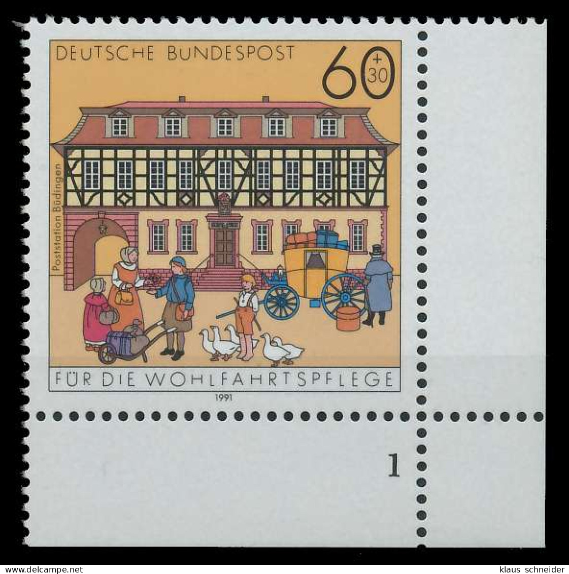 BRD 1991 Nr 1564 Postfrisch FORMNUMMER 1 S7661BA - Unused Stamps