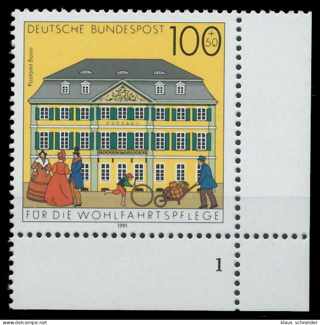 BRD 1991 Nr 1567 Postfrisch FORMNUMMER 1 S76626E - Ungebraucht