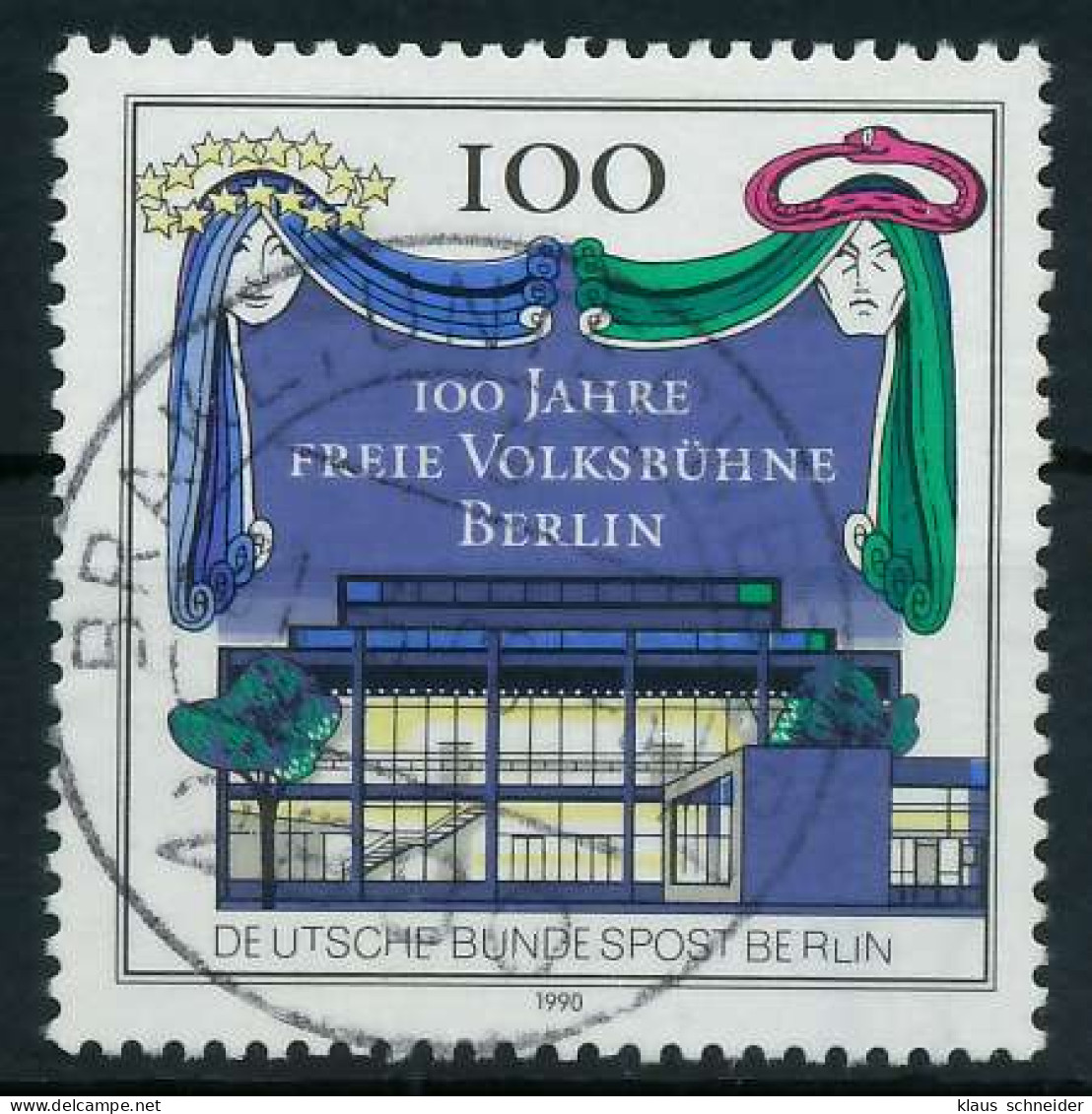 BERLIN 1990 Nr 866 Zentrisch Gestempelt X894026 - Used Stamps