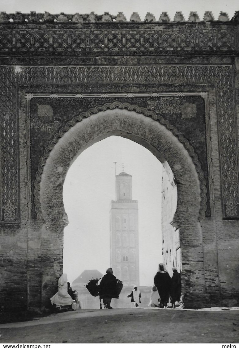 CPSM - MAROC / MOROCCO : MEKNES - Porte Des Bats - (Photo Edition - Bernard Rouget) - Meknès