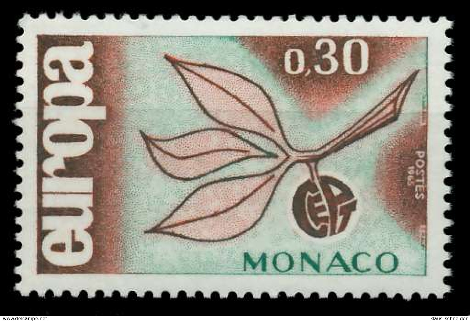 MONACO 1965 Nr 810 Postfrisch S7AD86A - Unused Stamps
