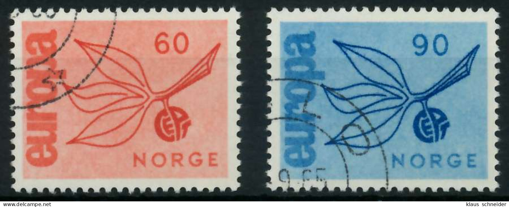 NORWEGEN 1965 Nr 532-533 Gestempelt X9C7EC6 - Used Stamps