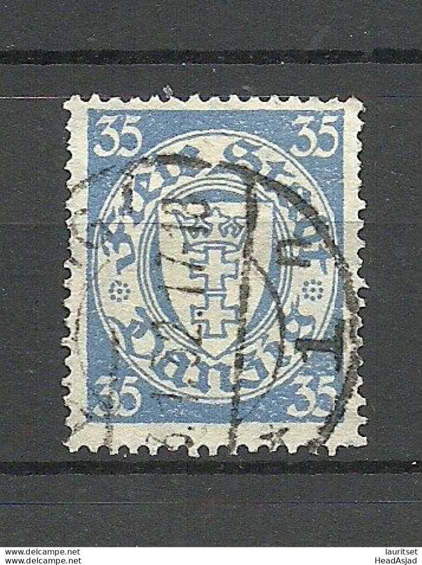 Germany Deutschland DANZIG 1925 Michel 215 O - Used